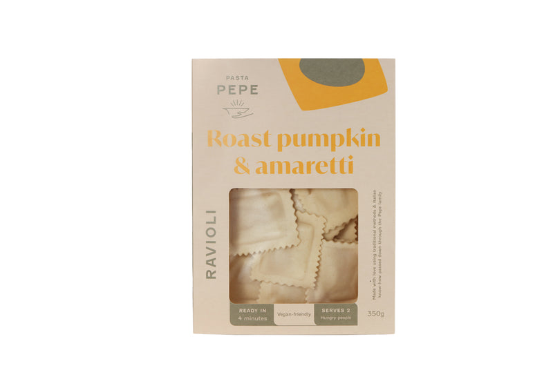 Pasta Pepe - Roast Pumpkin & Amaretti Ravioli