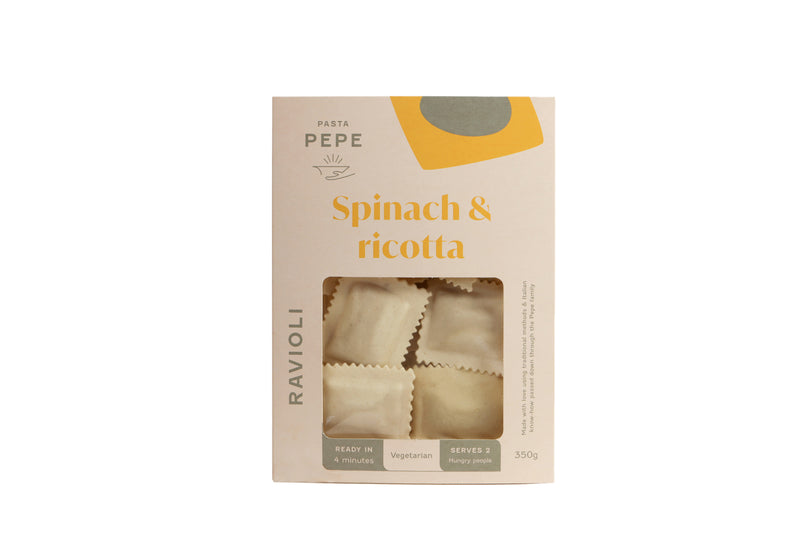 Pasta Pepe - Spinach & Ricotta Ravioli